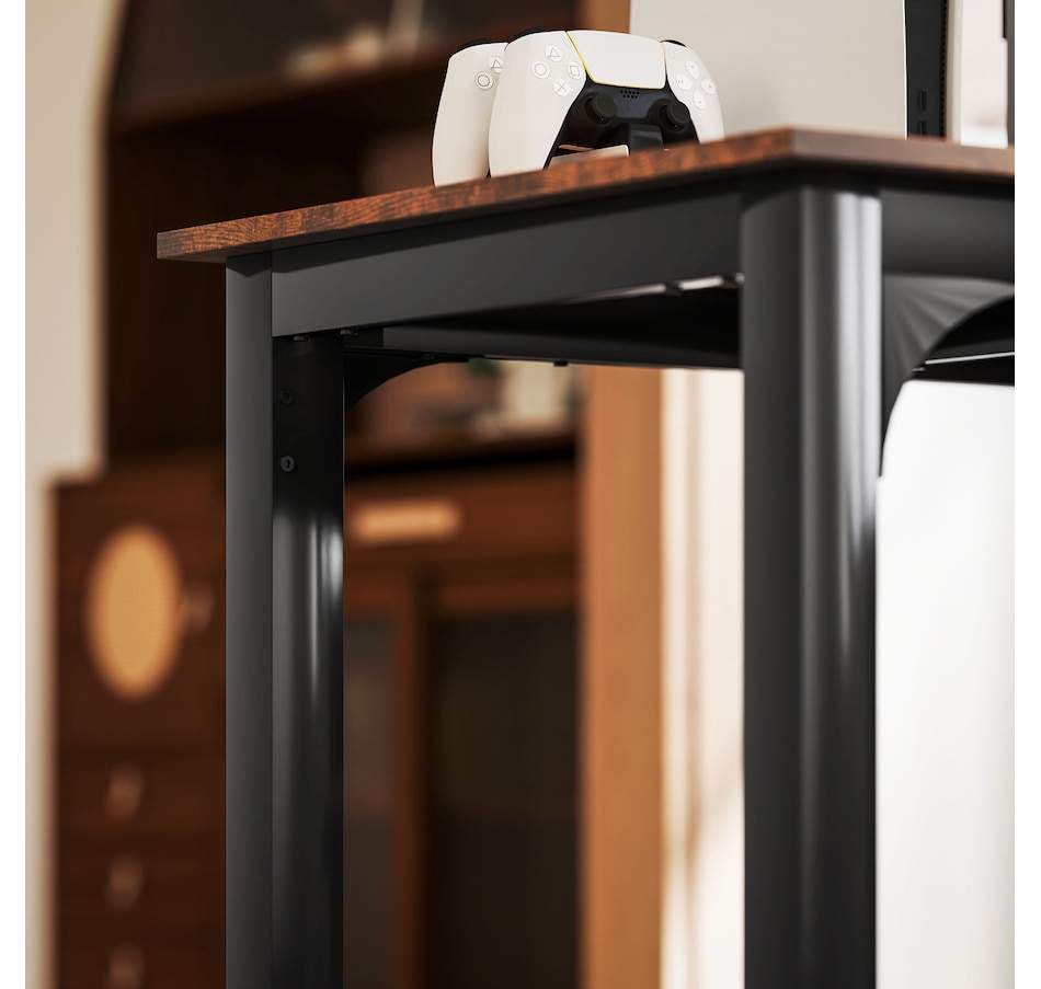 Image 964779_ALTMORE8.jpg, Product 964-779 / Price $179.99, HOMCOM 71" Computer Desk, Study Desk with Metal Legs, Rustic Brown from HOMCOM on TSC.ca's Home & Garden department