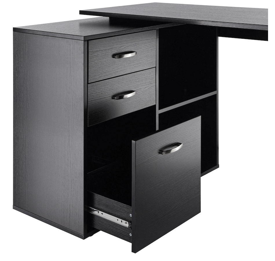 Image 964781_ALTMORE15.jpg, Product 964-781 / Price $189.99 - $199.99, HOMCOM L-shaped Desk With Drawer And Shelf from HOMCOM on TSC.ca's Home & Garden department