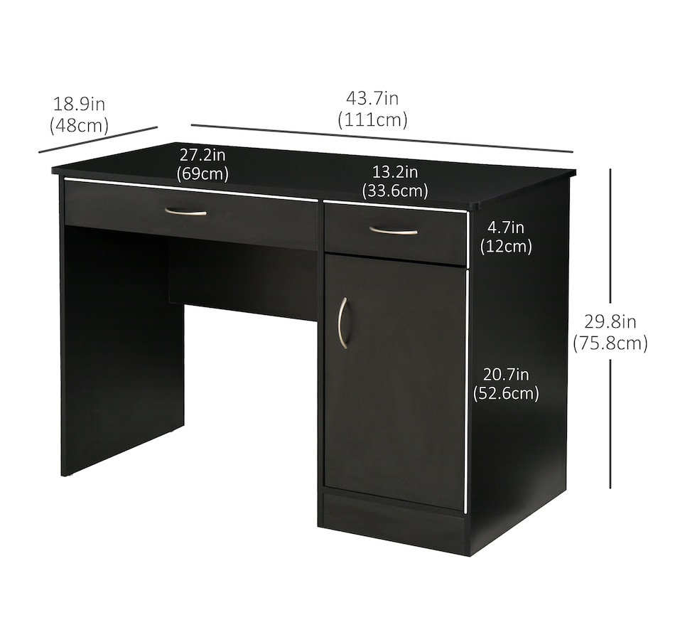 Image 964782_ALTMORE10.jpg, Product 964-782 / Price $169.99, HOMCOM Computer Desk with Storage Drawers Writing Table for Home Office from HOMCOM on TSC.ca's Home & Garden department