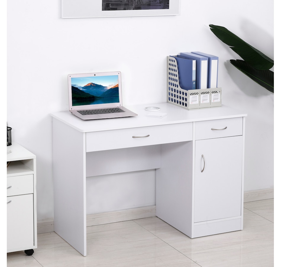 Image 964782_ALTMORE7.jpg, Product 964-782 / Price $169.99, HOMCOM Computer Desk with Storage Drawers Writing Table for Home Office from HOMCOM on TSC.ca's Home & Garden department