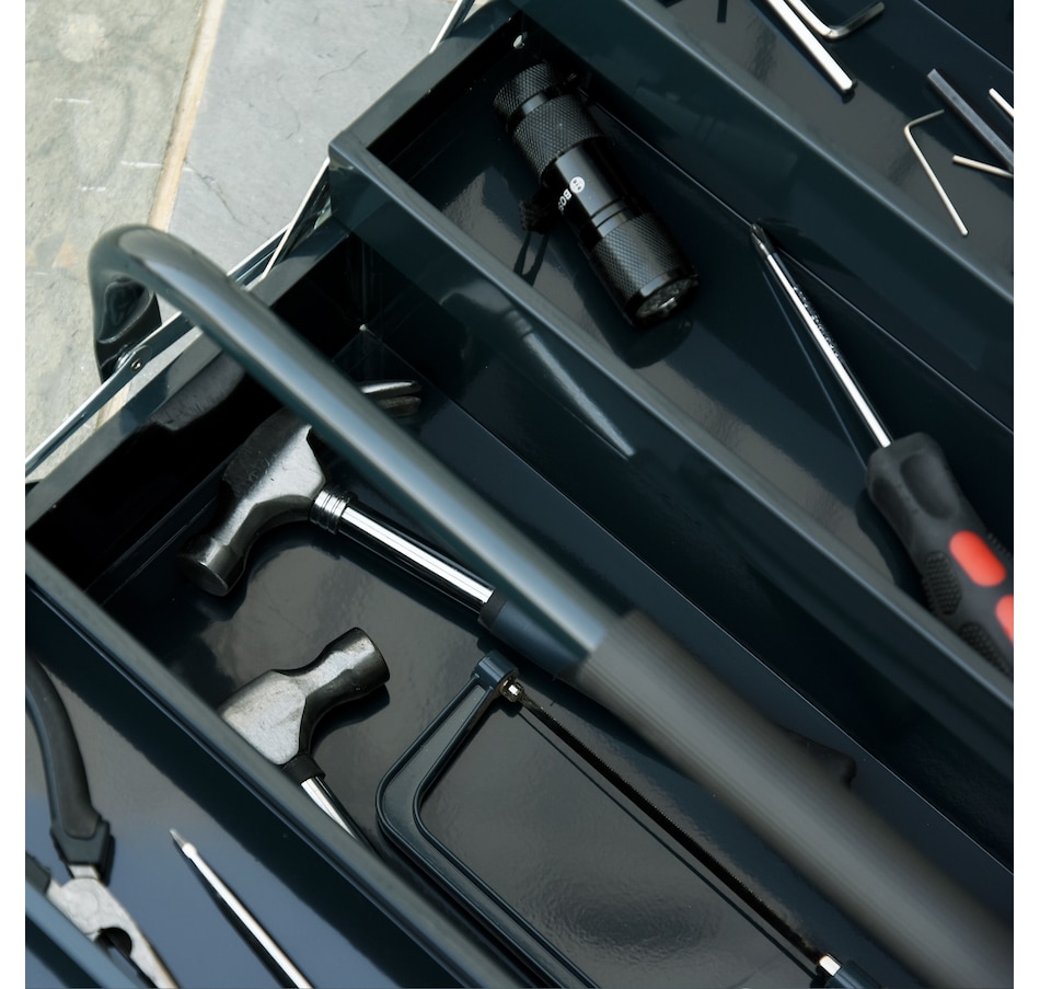 Image 964784_ALTMORE13.jpg, Product 964-784 / Price $54.99 - $62.99, DURHAND Metal Tool Box Portable Steel Tool Chest Cabinet with Handle from DURHAND on TSC.ca's Home & Garden department