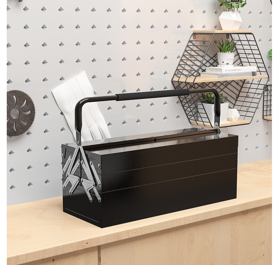 Image 964784_ALTMORE15.jpg, Product 964-784 / Price $54.99 - $62.99, DURHAND Metal Tool Box Portable Steel Tool Chest Cabinet with Handle from DURHAND on TSC.ca's Home & Garden department