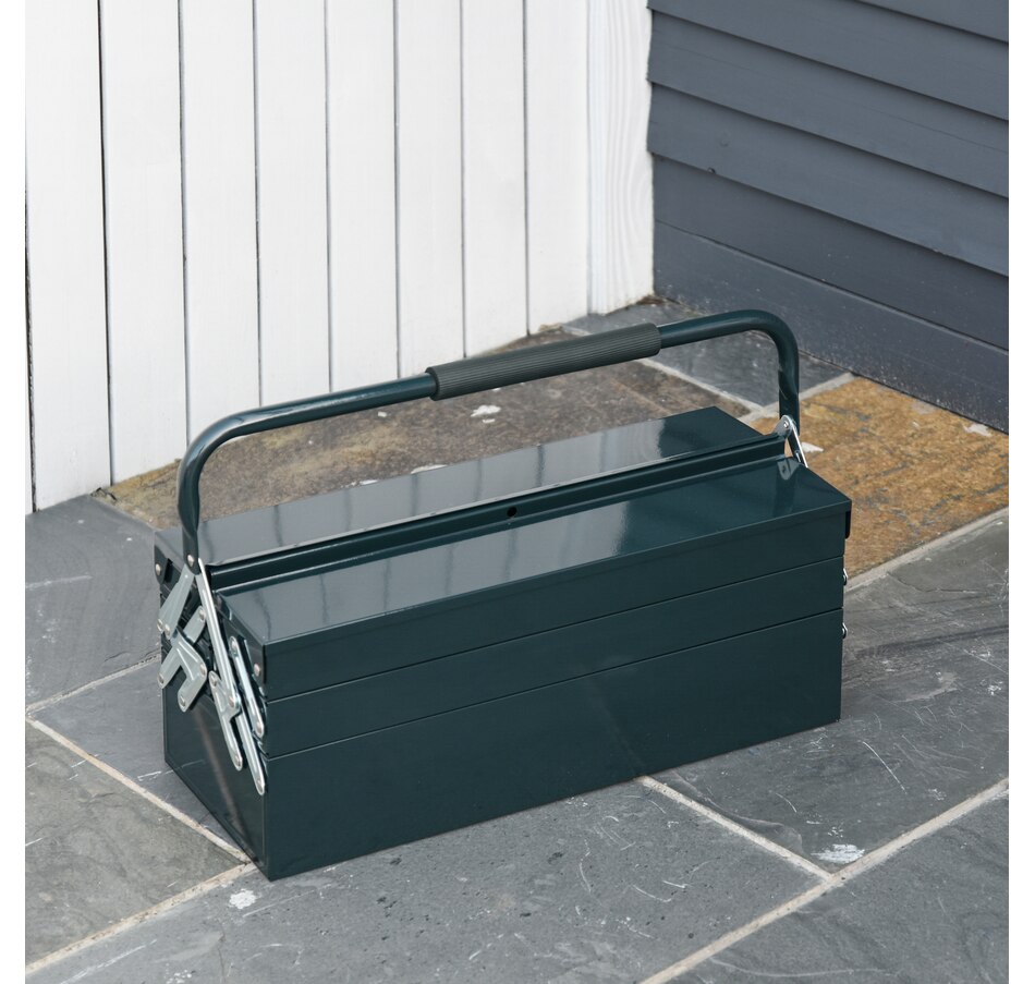 Image 964784_ALTMORE8.jpg, Product 964-784 / Price $54.99 - $62.99, DURHAND Metal Tool Box Portable Steel Tool Chest Cabinet with Handle from DURHAND on TSC.ca's Home & Garden department