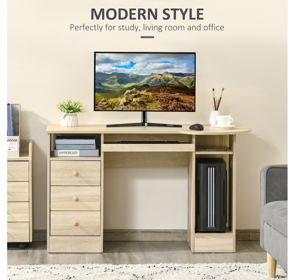 Image 964788_ALTMORE11.jpg, Product 964-788 / Price $184.97 - $184.99, HOMCOM Computer Desk with Drawers from HOMCOM on TSC.ca's Home & Garden department