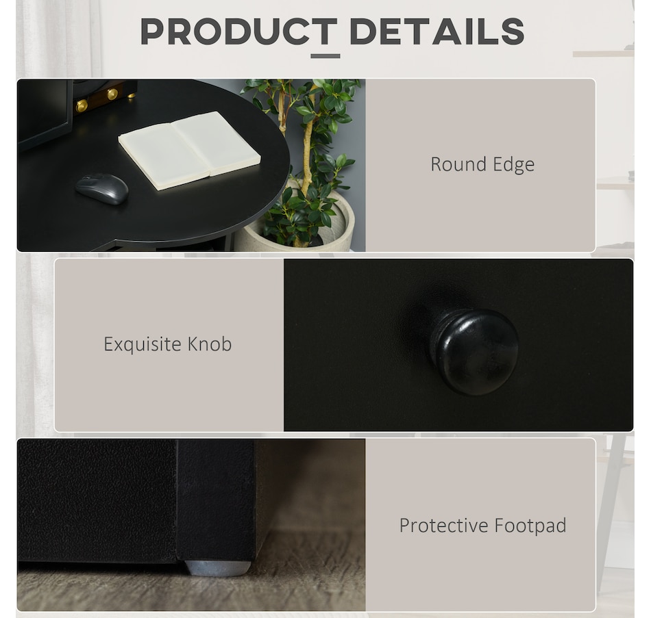 Image 964788_ALTMORE6.jpg, Product 964-788 / Price $184.97 - $184.99, HOMCOM Computer Desk with Drawers from HOMCOM on TSC.ca's Home & Garden department