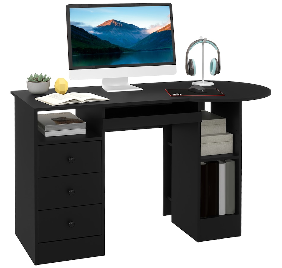 Image 964788_ST01.jpg, Product 964-788 / Price $184.97 - $184.99, HOMCOM Computer Desk with Drawers from HOMCOM on TSC.ca's Home & Garden department