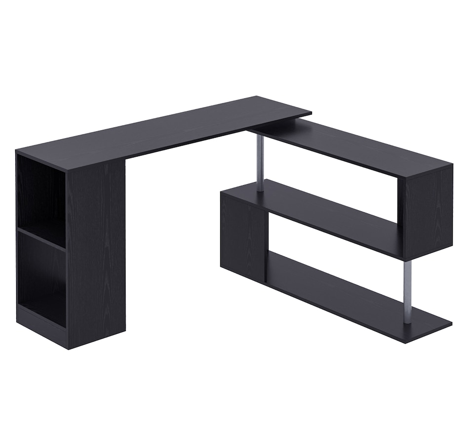 Image 964789_ST02.jpg, Product 964-789 / Price $132.99 - $146.99, HOMCOM 55" L-Shaped Desk 360° Rotating Corner Computer Desk for Home Office from HOMCOM on TSC.ca's Home & Garden department
