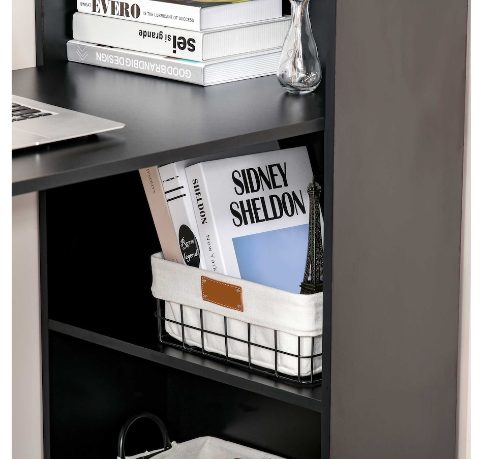Image 964790_ALTMORE23.jpg, Product 964-790 / Price $134.99 - $155.99, HOMCOM Modern Computer Desk with 6-Tier Storage Shelves for Home Office from HOMCOM on TSC.ca's Home & Garden department