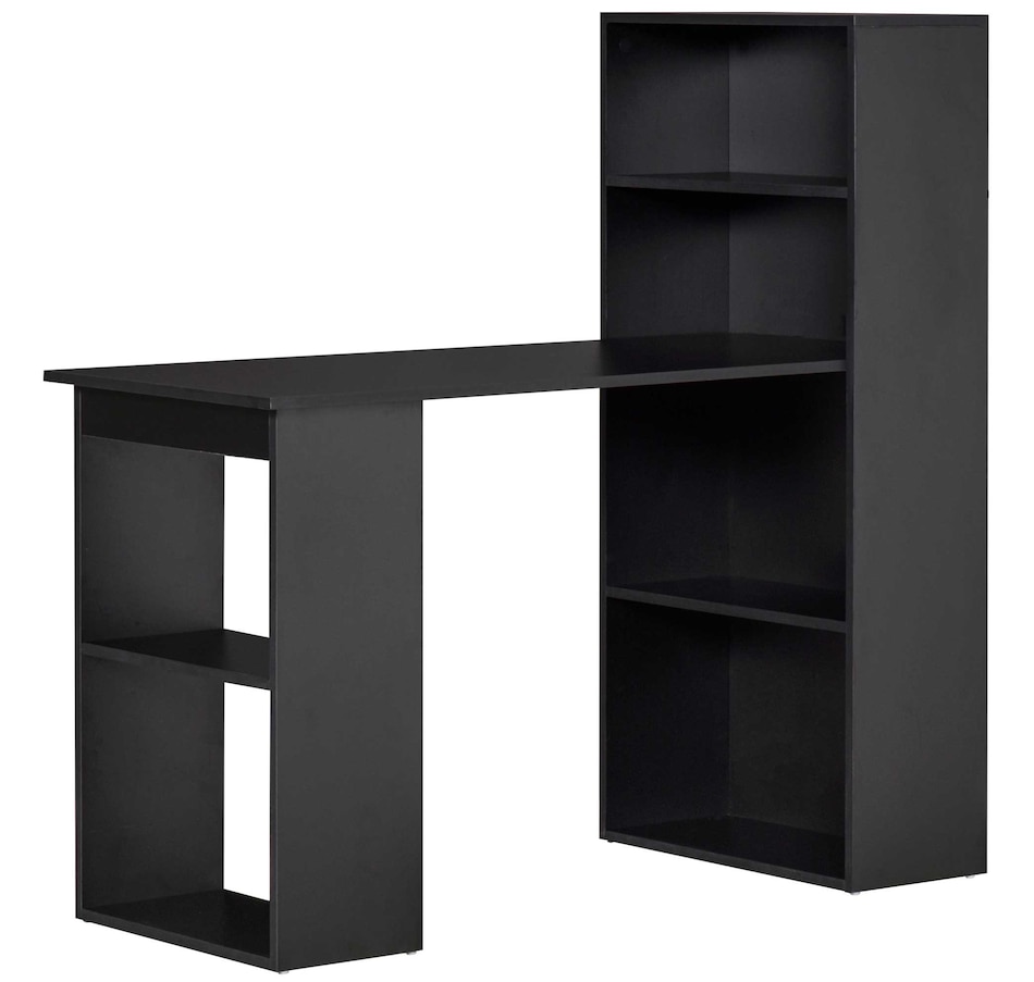 Image 964790_ST03.jpg, Product 964-790 / Price $134.99 - $155.99, HOMCOM Modern Computer Desk with 6-Tier Storage Shelves for Home Office from HOMCOM on TSC.ca's Home & Garden department