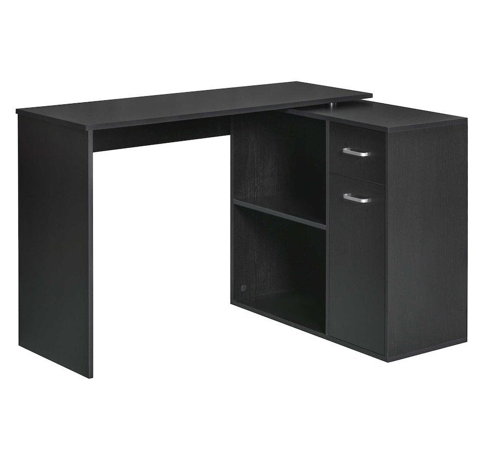 Image 964796_ST02.jpg, Product 964-796 / Price $139.99 - $156.99, HOMCOM L Shaped Desk Corner Computer Table with Storage for Home Office from HOMCOM on TSC.ca's Home & Garden department