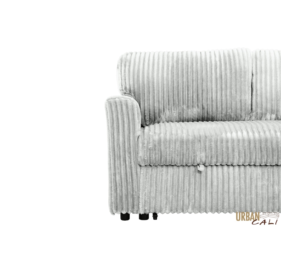 Image 964797_ALTMORE10.jpg, Product 964-797 / Price $1,459.99, Urban Cali Calabasas Minky Corduroy 89.5" Reversible Sleeper Sectional Sofa Bed with Storage Chaise from Urban Cali on TSC.ca's Home & Garden department