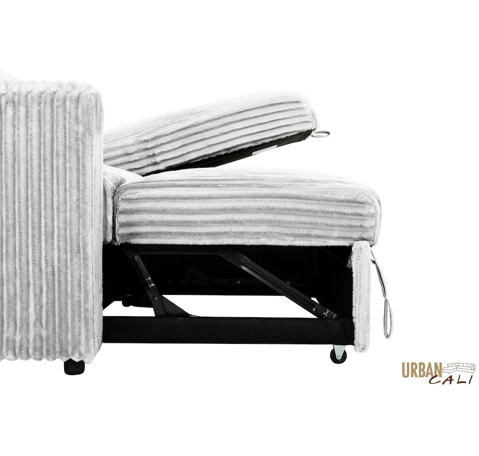 Image 964797_ALTMORE12.jpg, Product 964-797 / Price $1,459.99, Urban Cali Calabasas Minky Corduroy 89.5" Reversible Sleeper Sectional Sofa Bed with Storage Chaise from Urban Cali on TSC.ca's Home & Garden department