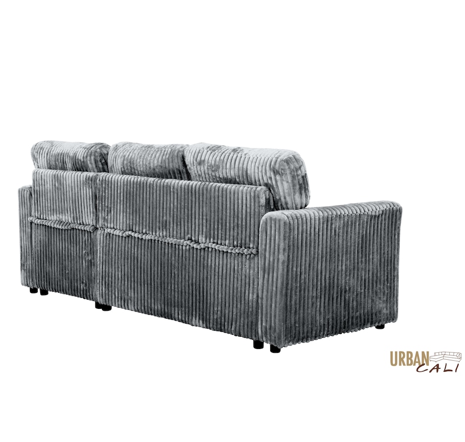 Image 964797_ALTMORE24.jpg, Product 964-797 / Price $1,459.99, Urban Cali Calabasas Minky Corduroy 89.5" Reversible Sleeper Sectional Sofa Bed with Storage Chaise from Urban Cali on TSC.ca's Home & Garden department