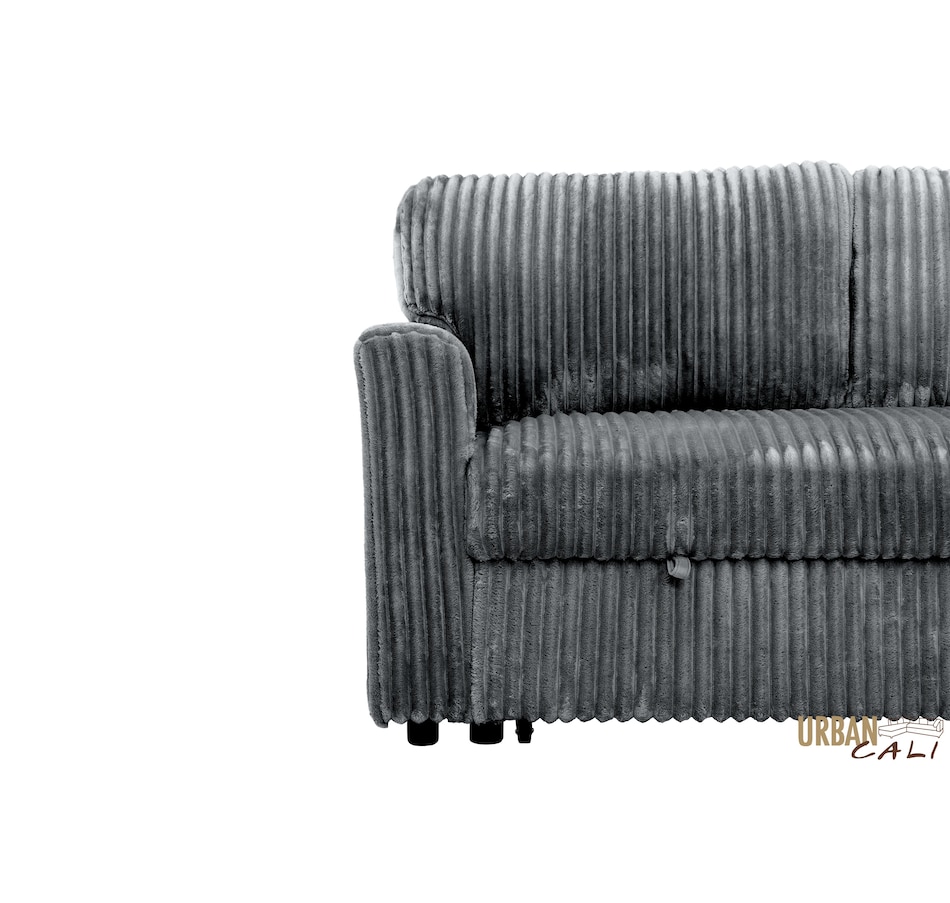 Image 964797_ALTMORE26.jpg, Product 964-797 / Price $1,459.99, Urban Cali Calabasas Minky Corduroy 89.5" Reversible Sleeper Sectional Sofa Bed with Storage Chaise from Urban Cali on TSC.ca's Home & Garden department