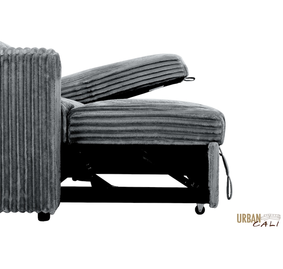 Image 964797_ALTMORE28.jpg, Product 964-797 / Price $1,459.99, Urban Cali Calabasas Minky Corduroy 89.5" Reversible Sleeper Sectional Sofa Bed with Storage Chaise from Urban Cali on TSC.ca's Home & Garden department
