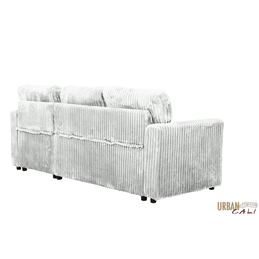 Image 964797_ALTMORE8.jpg, Product 964-797 / Price $1,459.99, Urban Cali Calabasas Minky Corduroy 89.5" Reversible Sleeper Sectional Sofa Bed with Storage Chaise from Urban Cali on TSC.ca's Home & Garden department