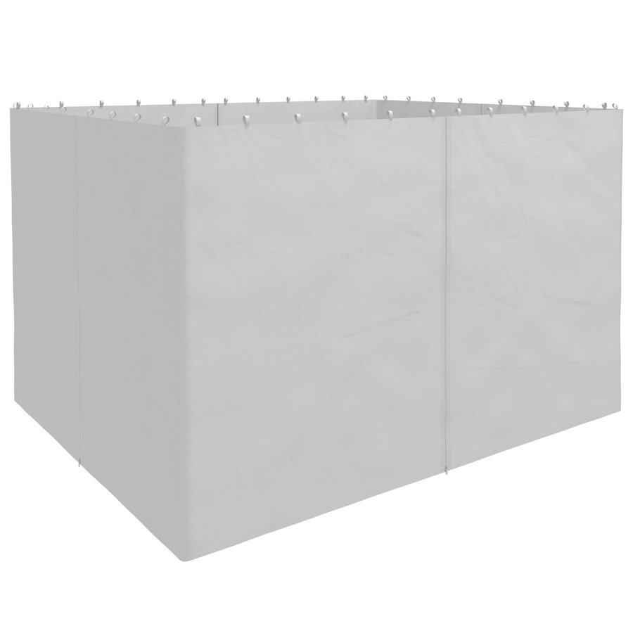 Image 964805_ST04.jpg, Product 964-805 / Price $79.99, Outsunny 10' x 12' Universal Gazebo Curtains, 4 Panels, Light Grey from Outsunny on TSC.ca's Home & Garden department