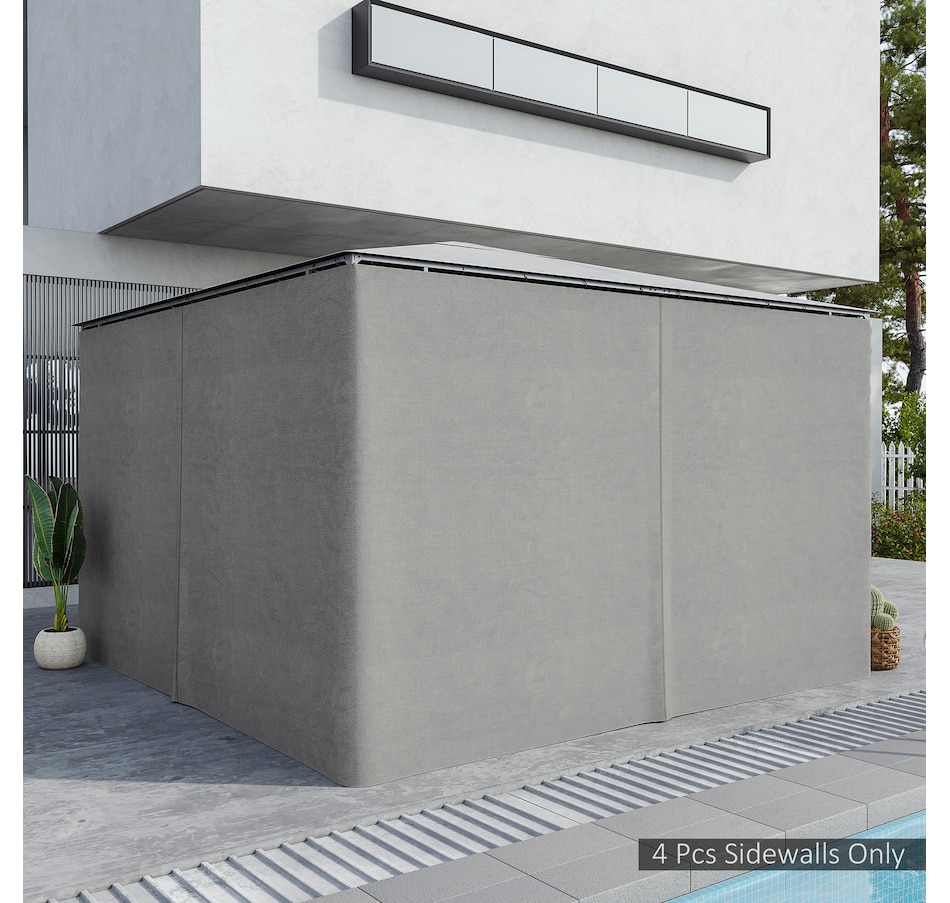 Image 964807_ALTMORE1.jpg, Product 964-807 / Price $99.99, Outsunny Replacement Gazebo Curtains with Zipper from Outsunny on TSC.ca's Home & Garden department