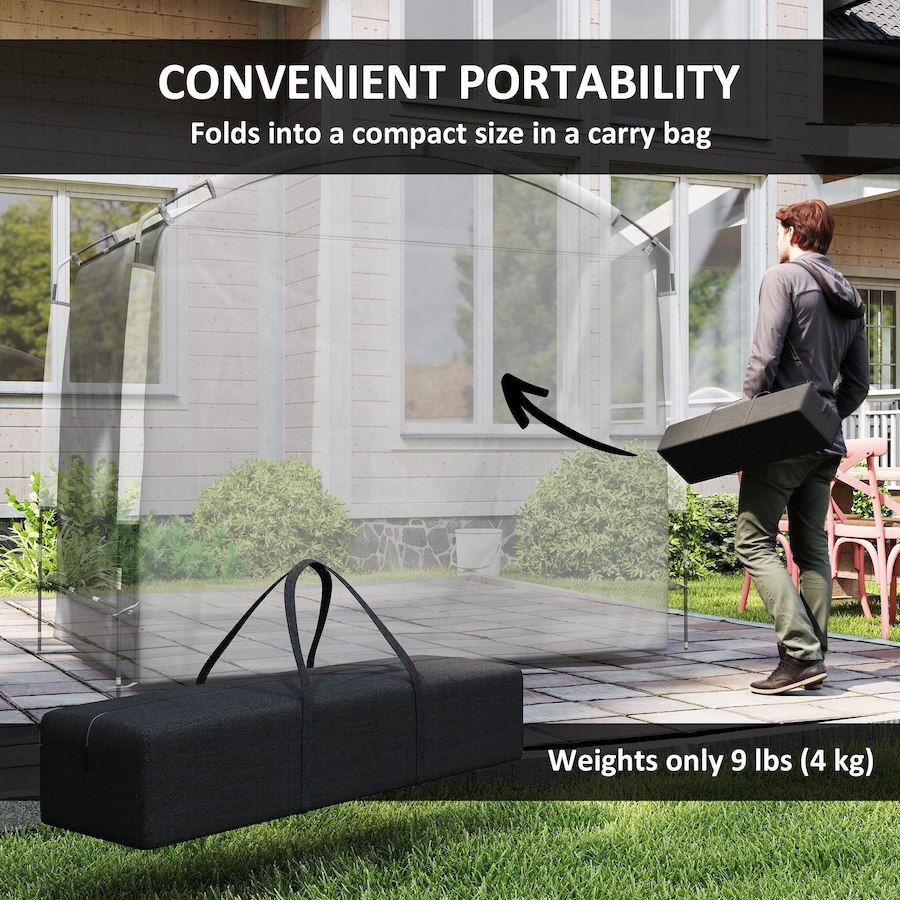 Image 964812_ALTMORE14.jpg, Product 964-812 / Price $74.99, Outsunny Bike Storage Tent Shed with Carry Bag for 3-4 Bikes, Grey from Outsunny on TSC.ca's Home & Garden department