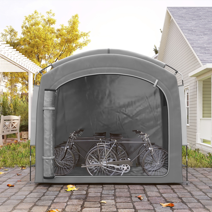Image 964812_ALTMORE16.jpg, Product 964-812 / Price $74.99, Outsunny Bike Storage Tent Shed with Carry Bag for 3-4 Bikes, Grey from Outsunny on TSC.ca's Home & Garden department