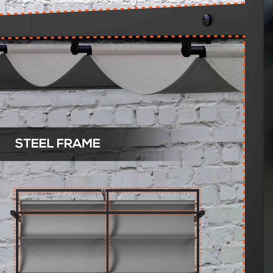 Image 964815_ALTMORE12.jpg, Product 964-815 / Price $309.99, Outsunny 10' x 10' Pergola with Retractable Canopy, Garden Gazebo Shelter from Outsunny on TSC.ca's Home & Garden department