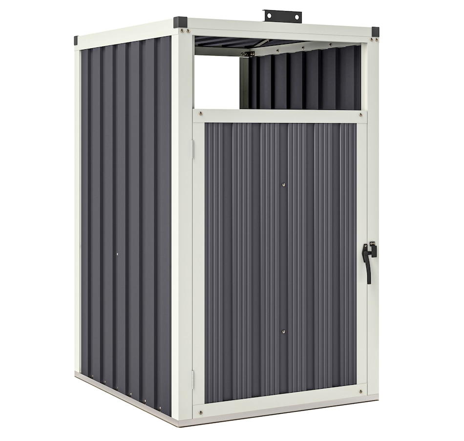 Image 964816.jpg, Product 964-816 / Price $139.99, Outsunny Single Garbage Bin Shed from Outsunny on TSC.ca's Home & Garden department