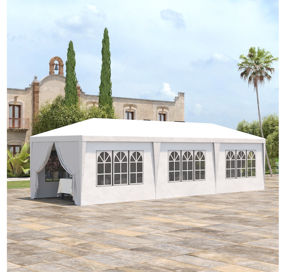 Image 964823_ALTMORE1.jpg, Product 964-823 / Price $229.99, Outsunny 10' x 28' Party Gazebo Tent from Outsunny on TSC.ca's Home & Garden department