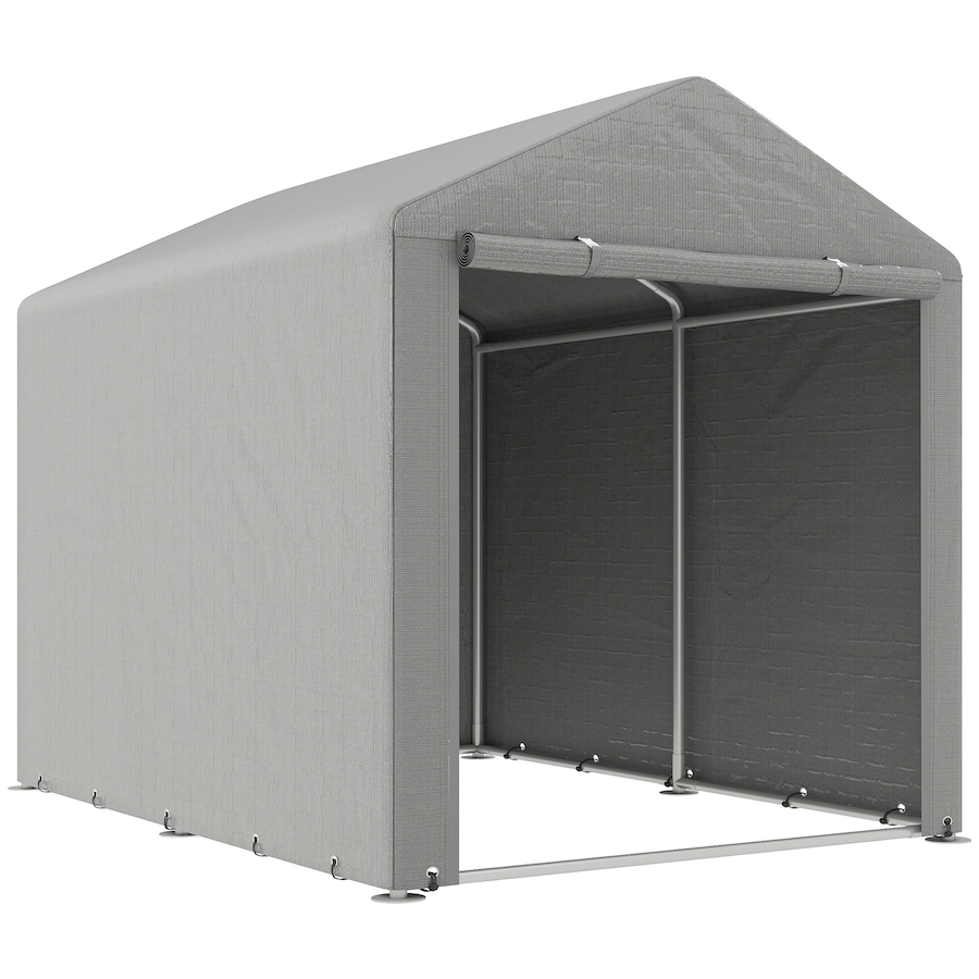 Image 964824.jpg, Product 964-824 / Price $143.99, Outsunny Storage Tent, Portable Outdoor Shed with Large Door, Light Grey from Outsunny on TSC.ca's Home & Garden department
