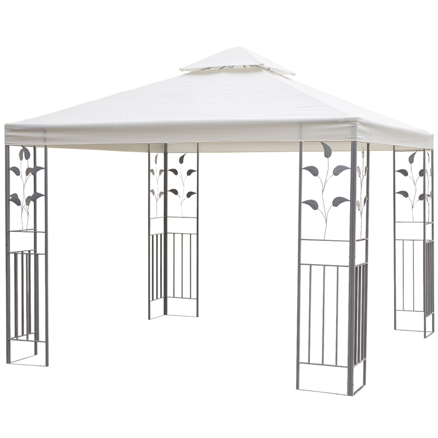Image 964832.jpg, Product 964-832 / Price $168.99, Outsunny 10' x 10' Outdoor Garden Gazebo Canopy Metal Frame, Cream from Outsunny on TSC.ca's Home & Garden department
