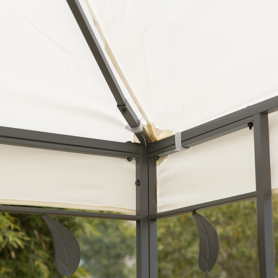 Image 964832_ALTMORE6.jpg, Product 964-832 / Price $168.99, Outsunny 10' x 10' Outdoor Garden Gazebo Canopy Metal Frame, Cream from Outsunny on TSC.ca's Home & Garden department