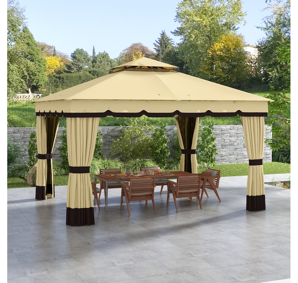Image 964837_ALTMORE1.jpg, Product 964-837 / Price $389.99, Outsunny 10' x 12' Patio Gazebo from Outsunny on TSC.ca's Home & Garden department