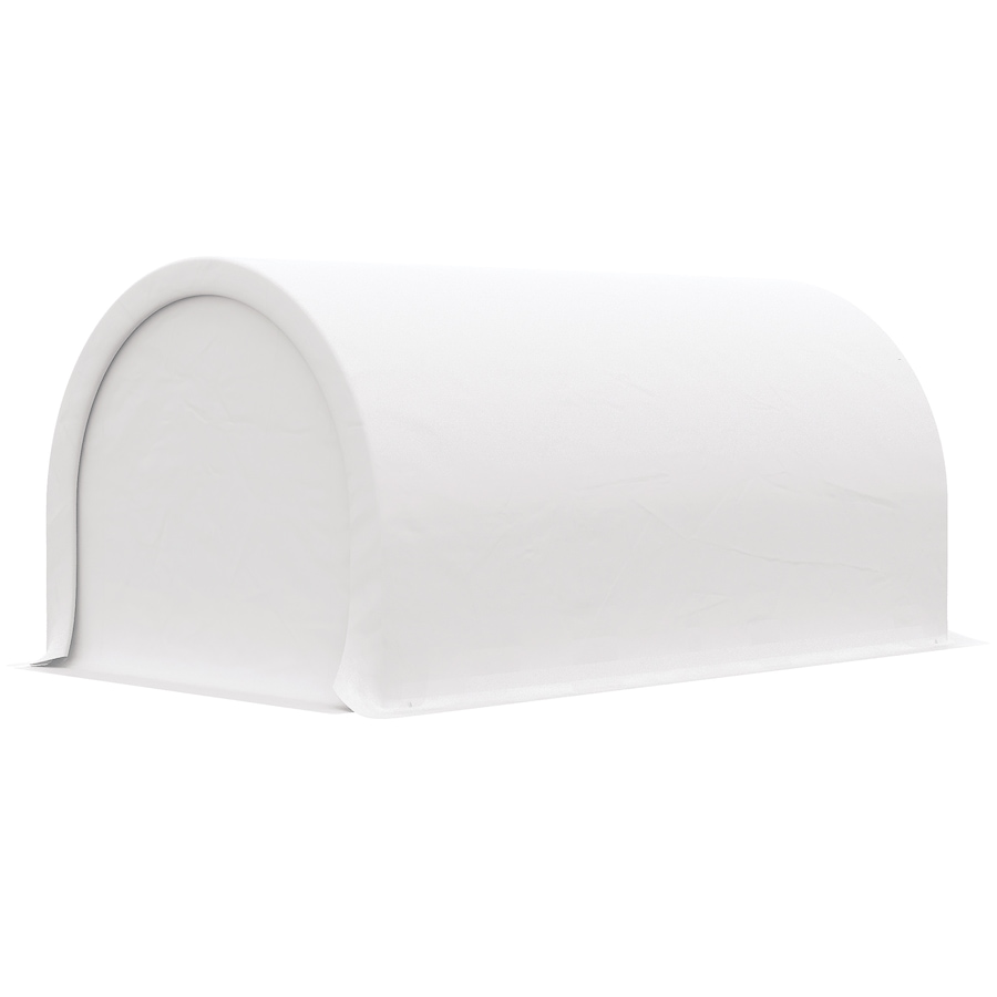 Image 964839_ALTMORE8.jpg, Product 964-839 / Price $299.99, Outsunny 10' x 16' Carport Storage Tent Anti-UV PE Portable Garage, White from Outsunny on TSC.ca's Home & Garden department