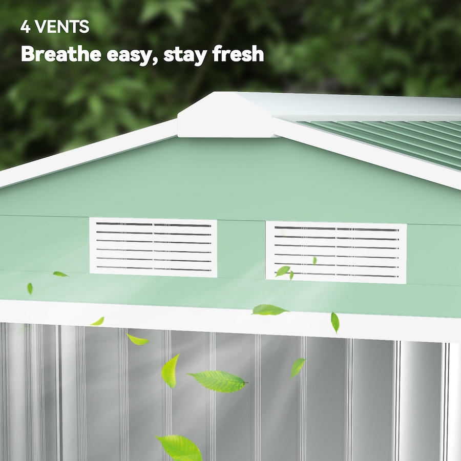 Image 964873_ALTMORE128.jpg, Product 964-873 / Price $319.99 - $379.99, 7' x 4' Garden Storage Shed w/ Foundation Kit and Double Doors from Outsunny on TSC.ca's Home & Garden department