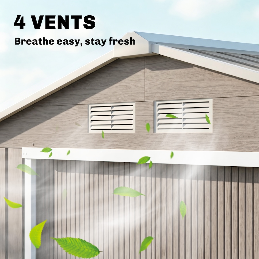 Image 964873_ALTMORE152.jpg, Product 964-873 / Price $319.99 - $379.99, 7' x 4' Garden Storage Shed w/ Foundation Kit and Double Doors from Outsunny on TSC.ca's Home & Garden department