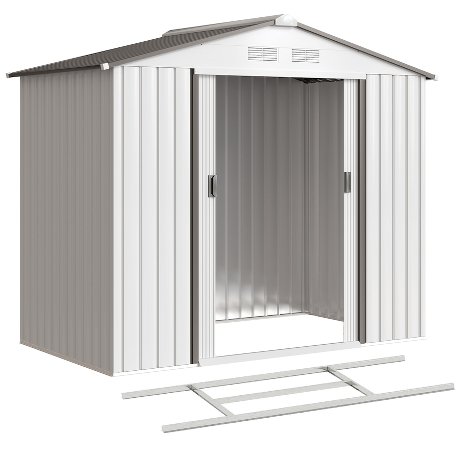 Image 964873_ST10.jpg, Product 964-873 / Price $319.99 - $379.99, 7' x 4' Garden Storage Shed w/ Foundation Kit and Double Doors from Outsunny on TSC.ca's Home & Garden department