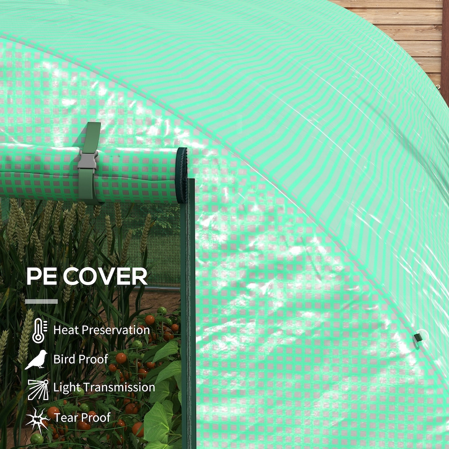 Image 964879_ALTMORE11.jpg, Product 964-879 / Price $219.99, Outsunny 20' x 10' Tunnel Greenhouse with Sprinkler System Green House from Outsunny on TSC.ca's Home & Garden department
