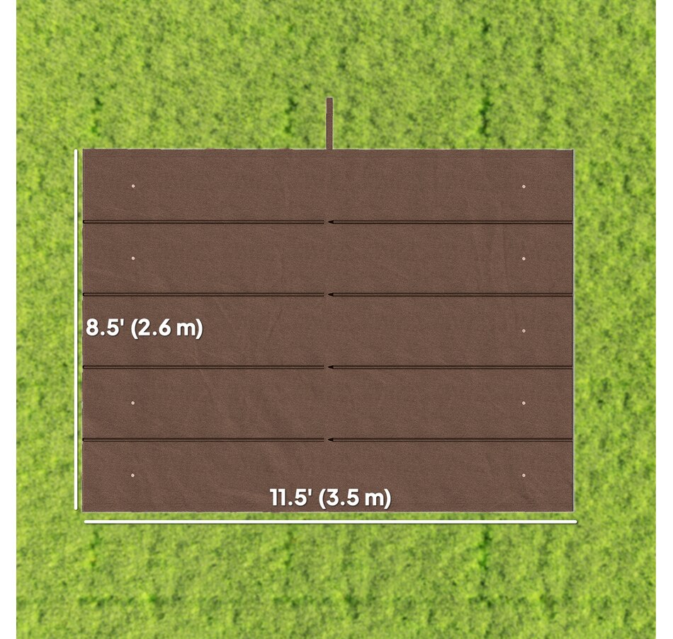 Image 964883_ALTMORE107.jpg, Product 964-883 / Price $54.99 - $64.99, Outsunny Retractable Replacement Pergola Canopy from Outsunny on TSC.ca's Home & Garden department