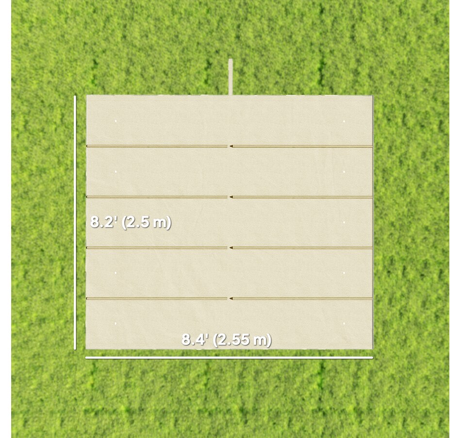 Image 964883_ALTMORE64.jpg, Product 964-883 / Price $54.99 - $64.99, Outsunny Retractable Replacement Pergola Canopy from Outsunny on TSC.ca's Home & Garden department