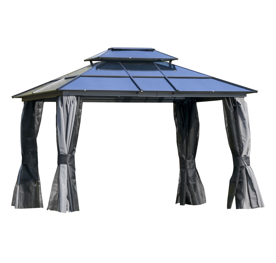 Image 964907.jpg, Product 964-907 / Price $1,199.99, Outsunny 10' x 12' Hardtop Gazebo Canopy from Outsunny on TSC.ca's Home & Garden department
