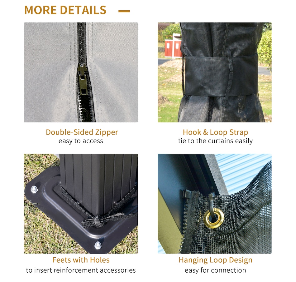 Image 964907_ALTMORE4.jpg, Product 964-907 / Price $1,199.99, Outsunny 10' x 12' Hardtop Gazebo Canopy from Outsunny on TSC.ca's Home & Garden department