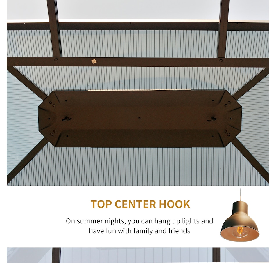 Image 964907_ALTMORE5.jpg, Product 964-907 / Price $1,199.99, Outsunny 10' x 12' Hardtop Gazebo Canopy from Outsunny on TSC.ca's Home & Garden department