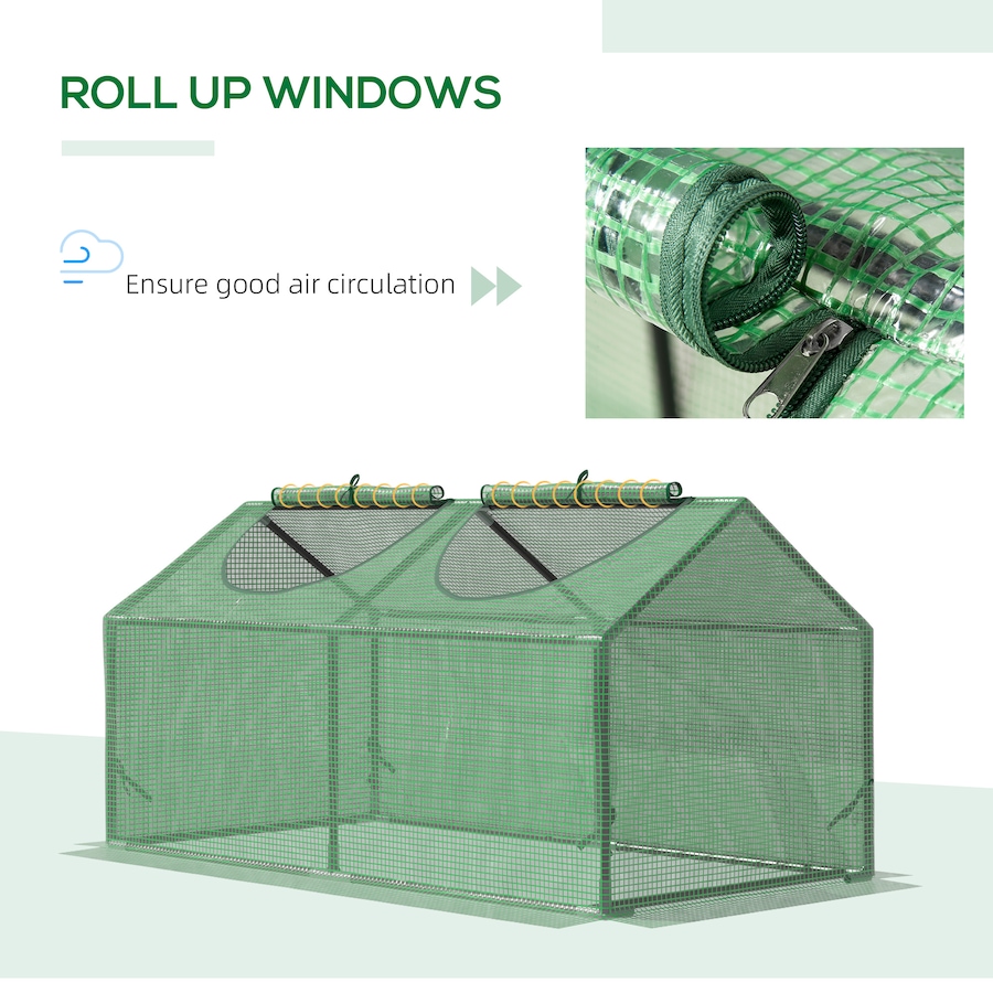 Image 964946_ALTMORE4.jpg, Product 964-946 / Price $37.99, Outsunny 47" x 24" x 24" Portable Mini Tunnel Greenhouse from Outsunny on TSC.ca's Home & Garden department