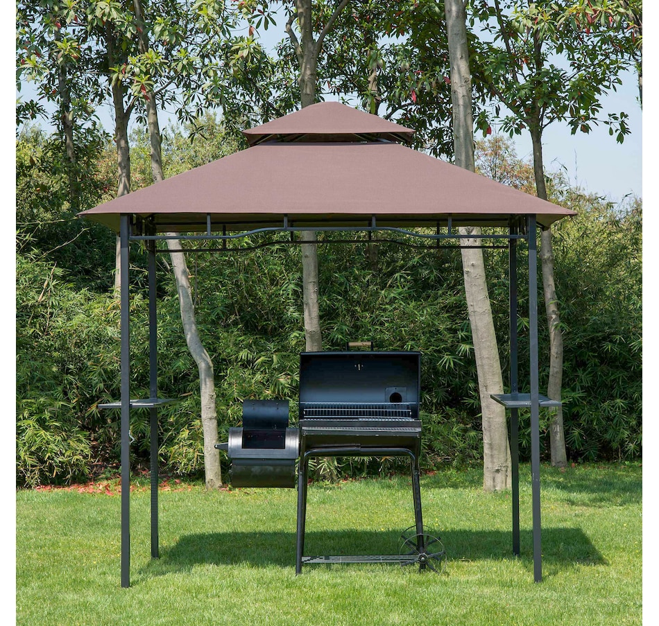 Image 964954_ALTMORE1.jpg, Product 964-954 / Price $159.99, Outsunny 8' x 5' BBQ Grill Gazebo Tent from Outsunny on TSC.ca's Home & Garden department