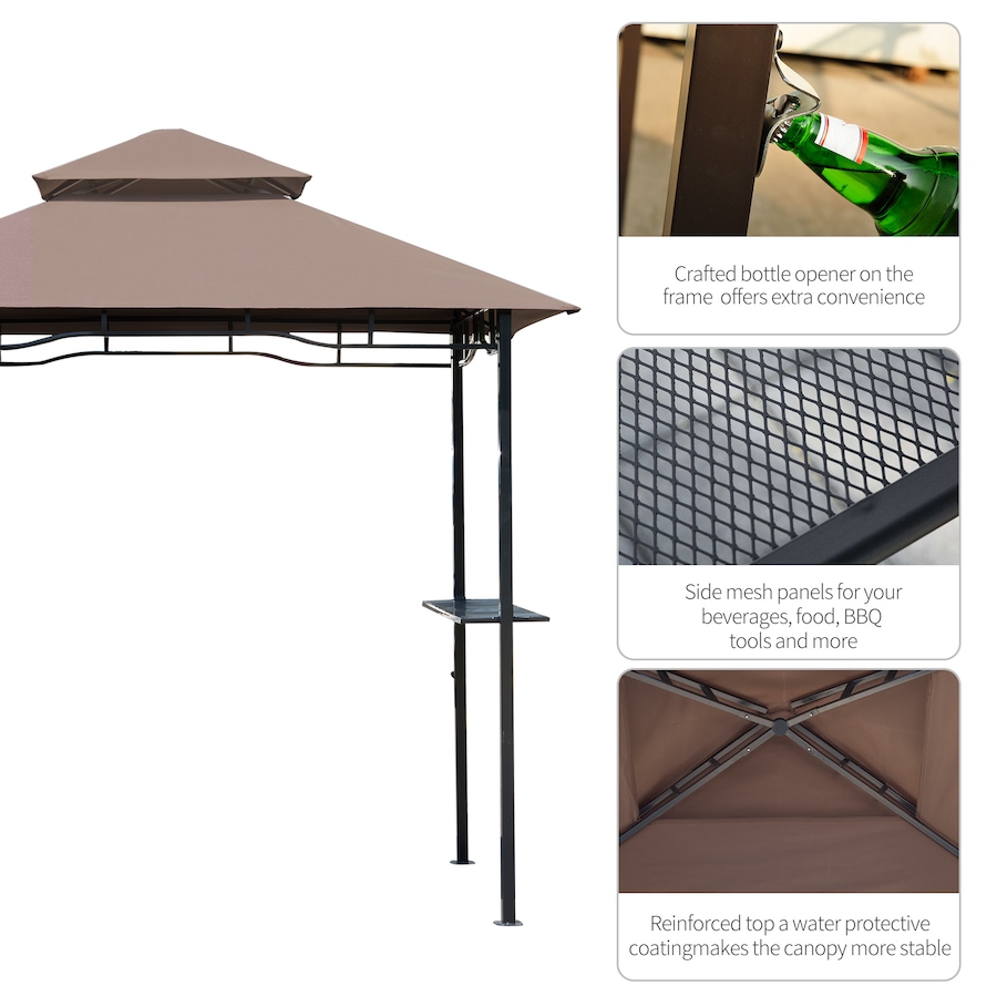Image 964954_ALTMORE4.jpg, Product 964-954 / Price $109.99, Outsunny 8' x 5' BBQ Grill Gazebo Tent from Outsunny on TSC.ca's Home & Garden department