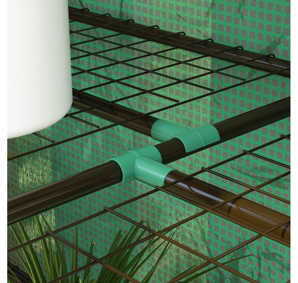 Image 964957_ALTMORE7.jpg, Product 964-957 / Price $69.99, Outsunny Mini Greenhouse with 3 Tier 6 Shelves Portable Green House, Green from Outsunny on TSC.ca's Home & Garden department