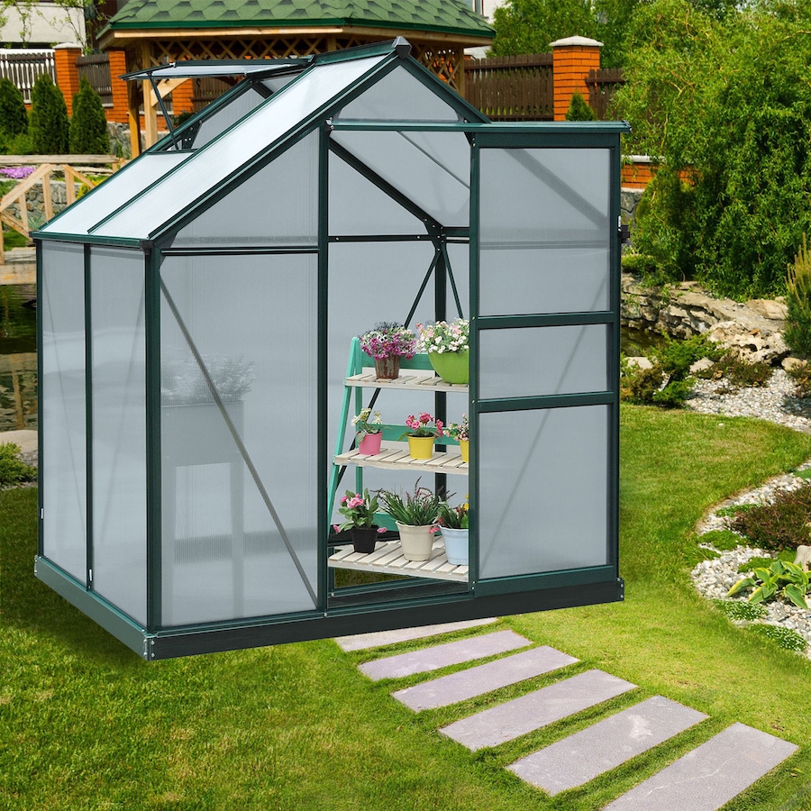 Image 964959_ALTMORE1.jpg, Product 964-959 / Price $369.99, Outsunny 6' x 4' Greenhouse for Outdoors from Outsunny on TSC.ca's Home & Garden department