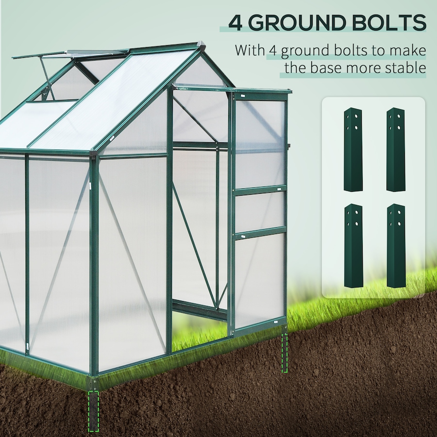 Image 964959_ALTMORE5.jpg, Product 964-959 / Price $369.99, Outsunny 6' x 4' Greenhouse for Outdoors from Outsunny on TSC.ca's Home & Garden department
