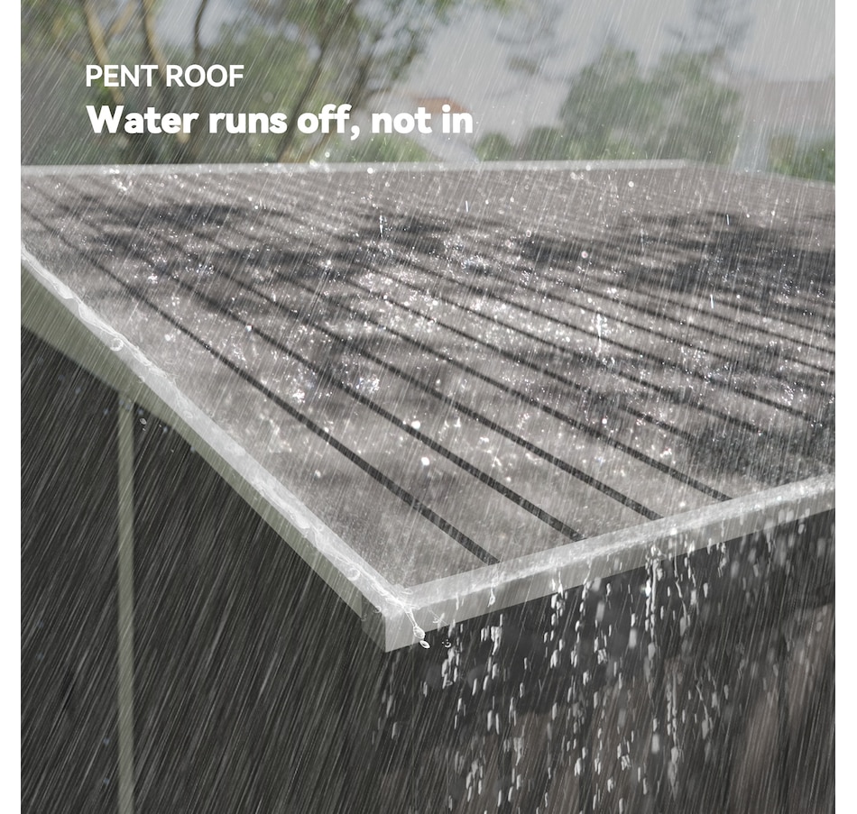 Image 964962_ALTMORE7.jpg, Product 964-962 / Price $629.99, Outsunny 11' x 9' Steel Garden Storage Shed, Outdoor Metal Tool House from Outsunny on TSC.ca's Home & Garden department