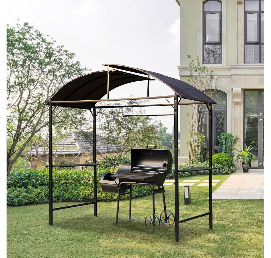 Image 964963_ALTMORE1.jpg, Product 964-963 / Price $189.99, Outsunny 8x4ft BBQ Gazebo Tent from Outsunny on TSC.ca's Home & Garden department