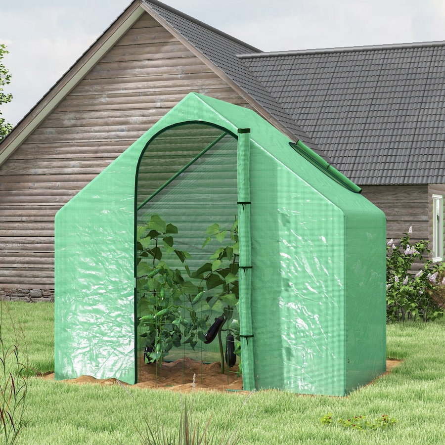 Image 964976_ALTMORE9.jpg, Product 964-976 / Price $59.99, Outsunny 6'x3.3'x5.5' Walk-in Garden Greenhouse, Portable Mini Greenhouse from Outsunny on TSC.ca's Home & Garden department